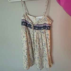 Floral Spaghetti Strap Babydoll Dress